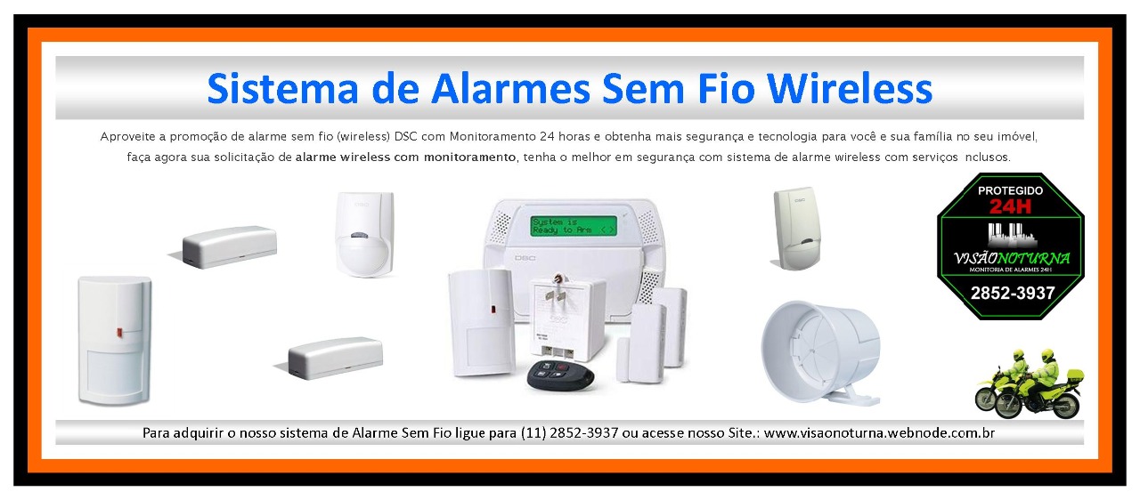 Sistema de Alarme Sem Fio PROMOÇÃO